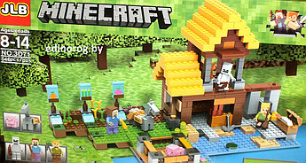 Конструктор Minecraft Майнкрафт ФЕРМЕРСКИЙ ДОМИК  546 дет.