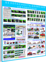 Стенды, уголки и плакаты по безопасности движения автомобиля