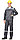 Костюм "СИРИУС-Сити" : куртка .,п/к т.серый со св. серым СОП 50 мм, фото 4