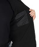 Куртка СИРИУС-ПРАГА-Люкс удлиненная с капюшоном, черный, фото 5