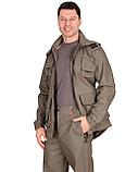 Костюм "СИРИУС-Мичиган-2" куртка, брюки (тк. Canvas) темный песок, фото 2