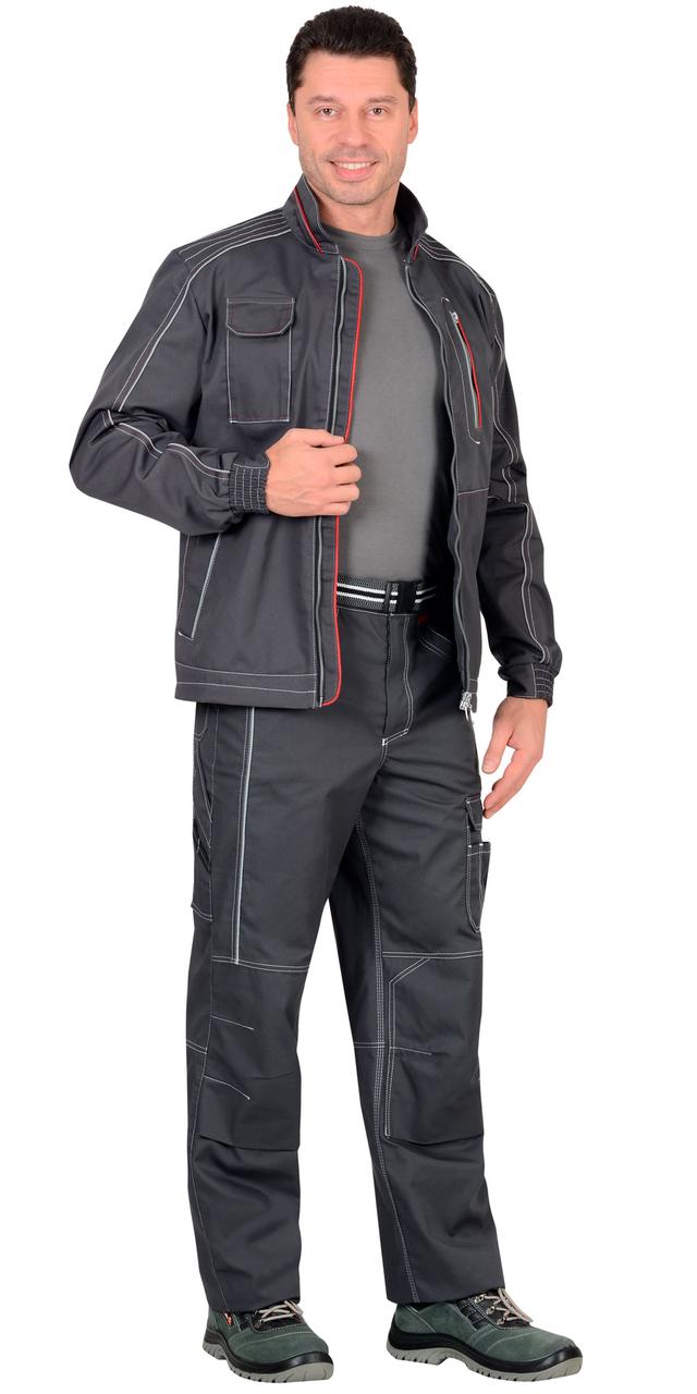 Костюм "СИРИУС-АЛЕКС" куртка, брюки т. серый - фото 3 - id-p127415514