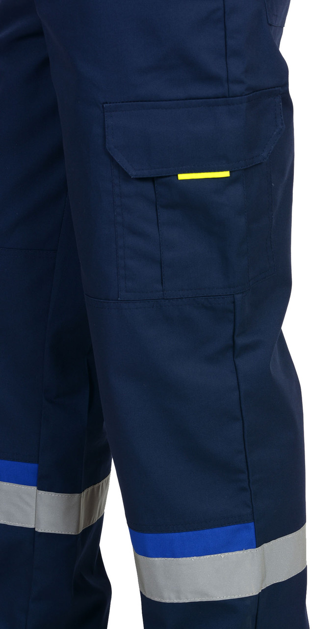 Костюм СИРИУС-БОСТОН куртка, брюки, темно-синий с васильковой и чер. отд. - фото 7 - id-p127415533