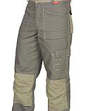 Костюм "СИРИУС-Вест-Ворк" куртка,брюки т.оливковый со св.оливковым пл. 275 г/кв.м, фото 9