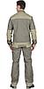 Костюм СИРИУС-ВЕСТ-ВОРК куртка кор., п/к т.оливковый со св.оливковым пл. 275 г/кв.м, фото 2