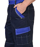 Костюм "СИРИУС-КАРАТ-РОСС" куртка, брюки темно-синий с васильковым, фото 7