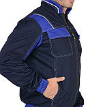 Костюм "СИРИУС-КАРАТ-РОСС" куртка, брюки темно-синий с васильковым, фото 8