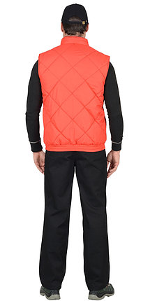 Жилет СИРИУС-ЕВРОПА утепленныйкрасный с флисовой подкладкой, фото 2