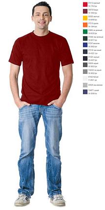 Футболка бордовая плотность 160 г/кв.м., х/б-100 % Узбекистан, фото 2