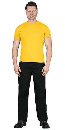 Футболка жёлтая плотность 160 г/кв.м. х/б-100 % Узбекистан, фото 2