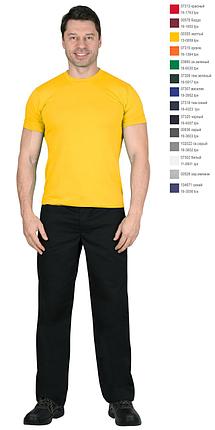 Футболка жёлтая плотность 160 г/кв.м. х/б-100 % Узбекистан, фото 2