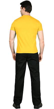 Футболка жёлтая плотность 160 г/кв.м. х/б-100 % Узбекистан, фото 2