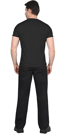 Футболка чёрная плотность 160 г/кв.м., х/б-100 %   Узбекистан, фото 2