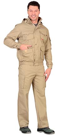 Костюм СИРИУС-БАЙКАЛ куртка, брюки песочный, фото 2