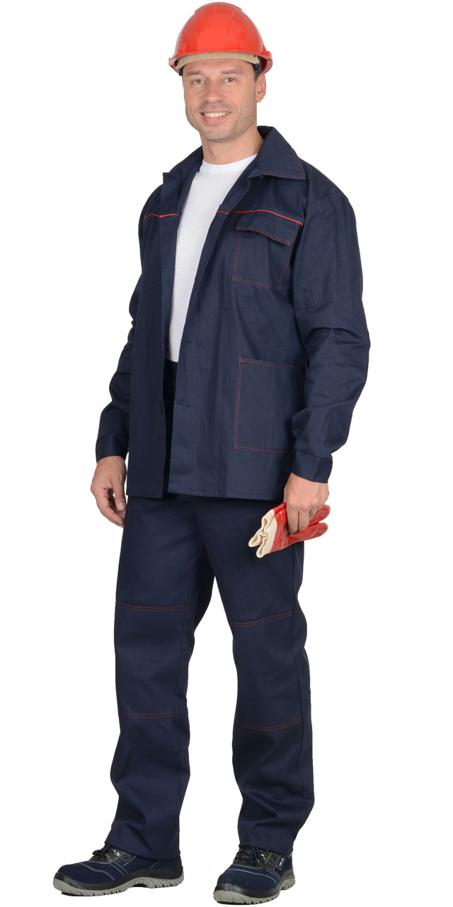 Костюм "СИРИУС-Импульс" куртка, брюки 100% х/б, пл. 210 г/кв.м - фото 1 - id-p127416015