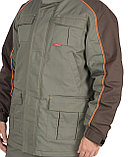 Костюм СИРИУС-КОБАЛЬТ куртка, брюки оливковый с темно-коричневым, фото 5