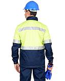 Костюм "СИРИУС-Терминал" куртка, п/к темно-синий с лимонным, фото 5