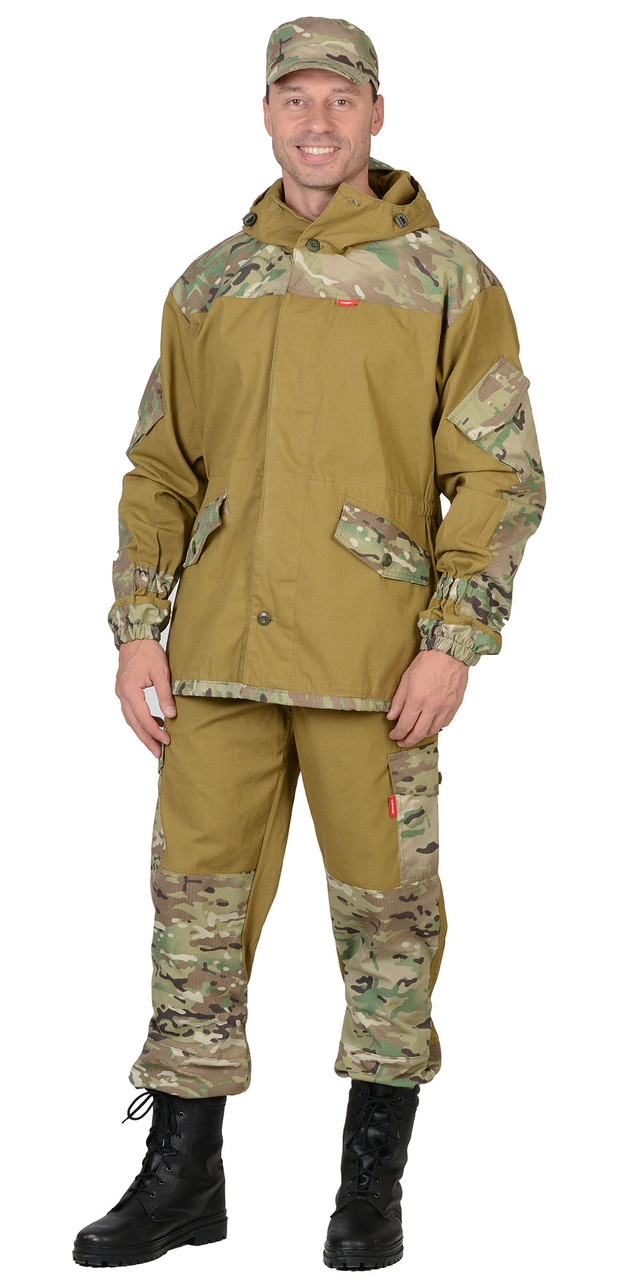 Костюм "СИРИУС-Горка" куртка, брюки (п-но палаточн.+отделка тк.Рип-стоп) Мультикам - фото 3 - id-p127416704