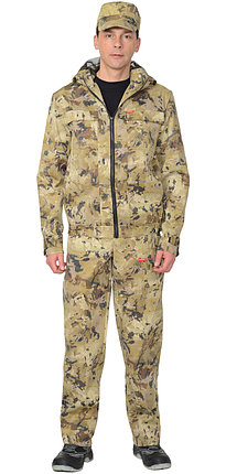 Костюм СИРИУС-РЫБОЛОВ СТ куртка, п/к (тк.Кроун 230) КМФ Саванна, фото 2