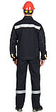 Костюм "СИРИУС-ТРОЯ" куртка, полукомбинезон, 100% х/б, пл. 320 г/кв.м, фото 3