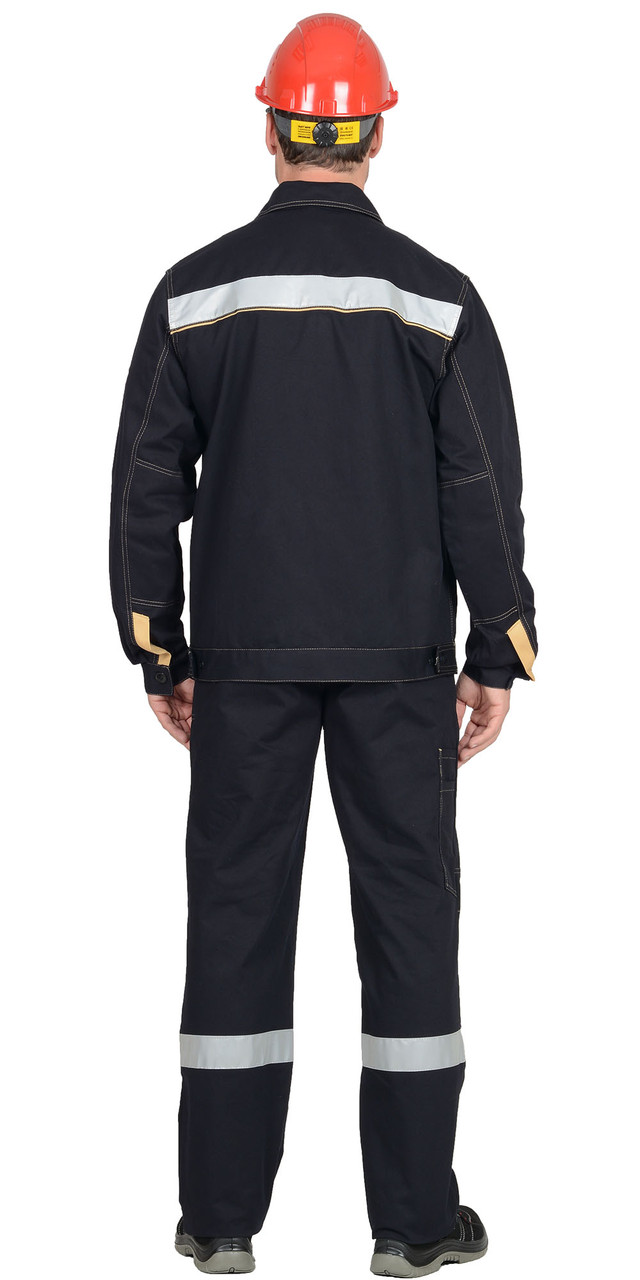 Костюм СИРИУС-ТРОЯ куртка, полукомбинезон, 100% х/б, пл. 320 г/кв.м - фото 3 - id-p127416137