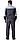 Костюм мужской летний «СИРИУС-ФАВОРИТ-МЕГА» куртка и брюки, серый с черным и сиреневым, СОП, фото 2