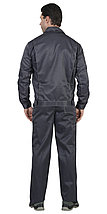 Костюм СИРИУС-ФАВОРИТ куртка, брюки т.серый со св.серым, фото 3