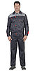 Костюм СИРИУС-ФАВОРИТ куртка, брюки т.серый со св.серым, фото 2