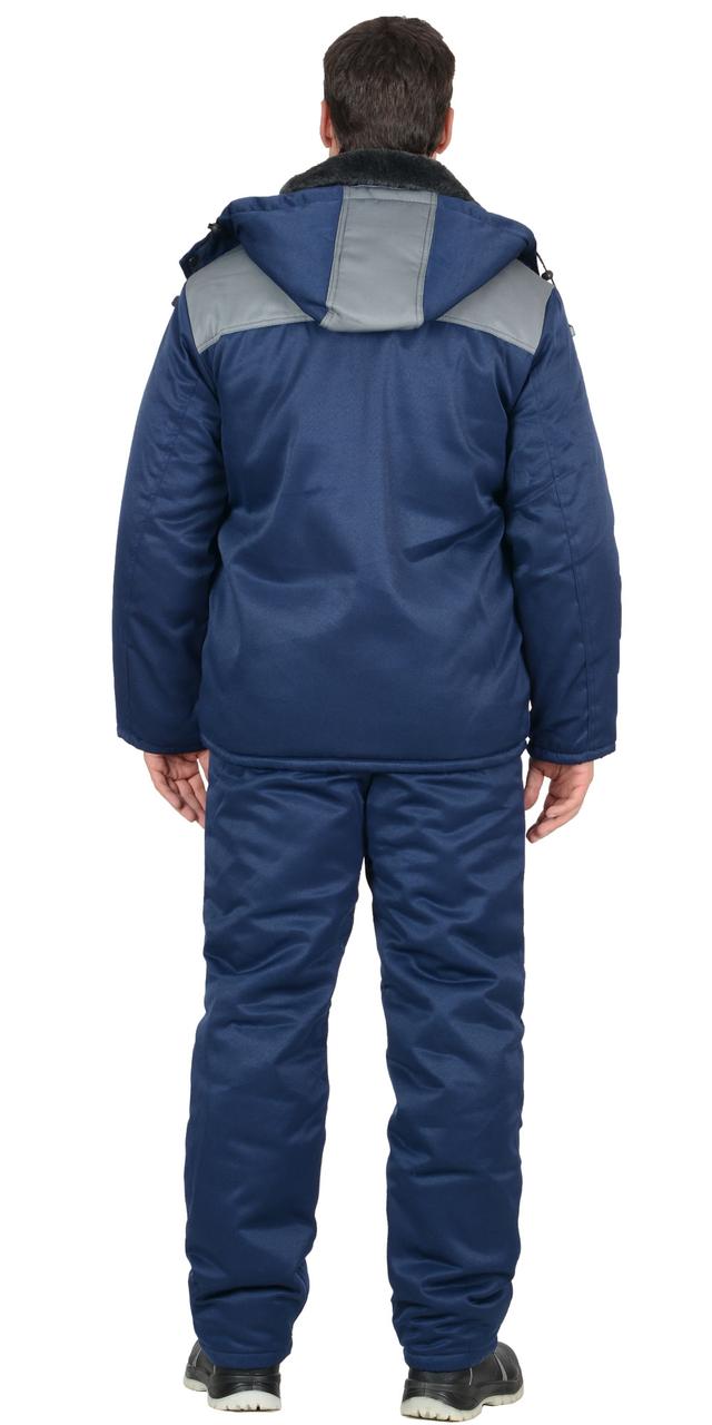 Костюм СИРИУС-ПРОФЕССИОНАЛ куртка, брюки синий с серым - фото 3 - id-p127416895