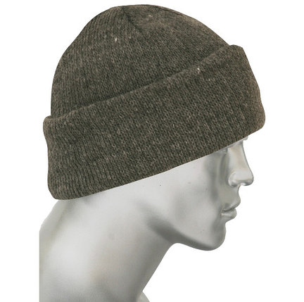 Шапка трикотажная серая, фото 2
