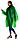 Плащ-дождевик "Сириус-Люкс" на липучке ПВД 80 мкр. зеленый, пропаянные швы (х50), фото 2