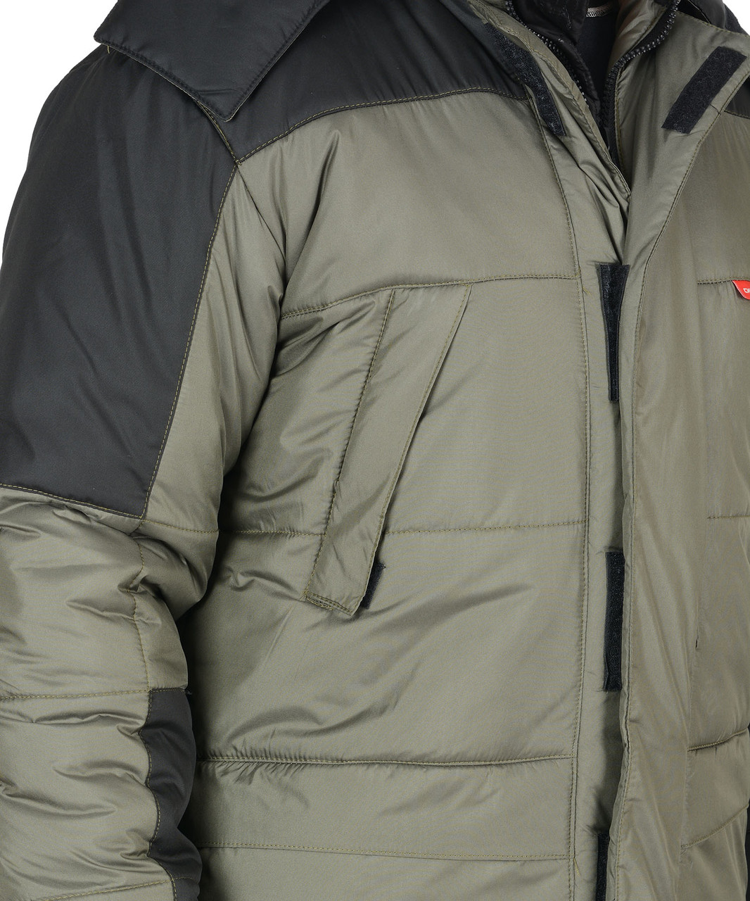 Куртка СИРИУС-ЕВРОПА оливковая с чёрным - фото 3 - id-p127416230