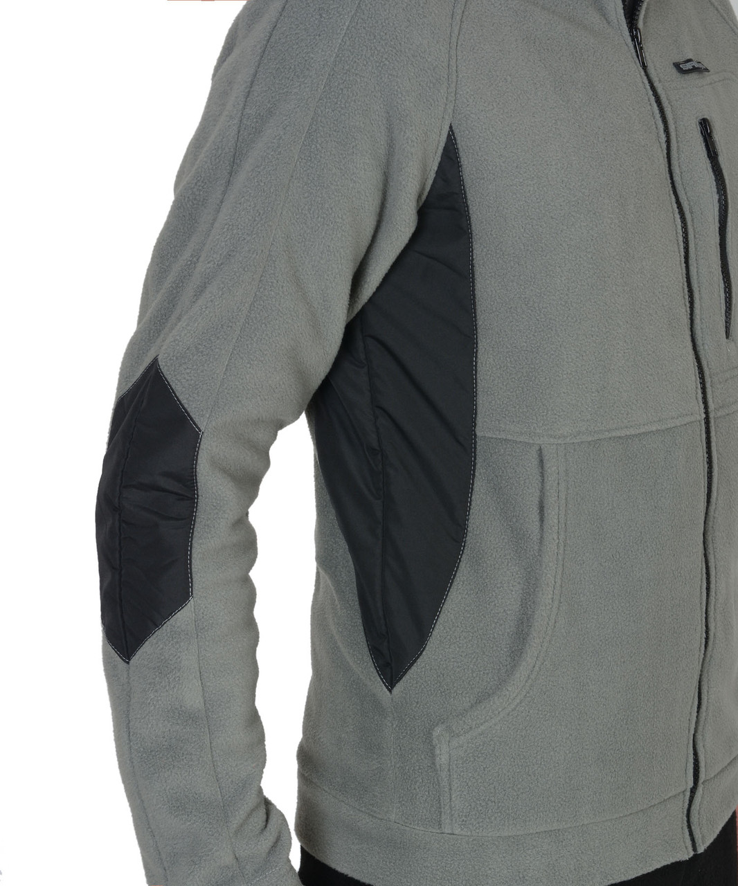 Куртка флисовая "СИРИУС-Актив" серая отделка черная - фото 5 - id-p127416259