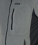 Куртка флисовая "СИРИУС-Актив" серая отделка черная, фото 8