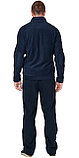 Куртка флисовая "СИРИУС-Актив" синяя отделка синяя, фото 6
