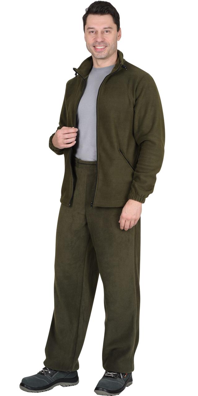 Куртка флисовая оливковая - фото 1 - id-p127416269