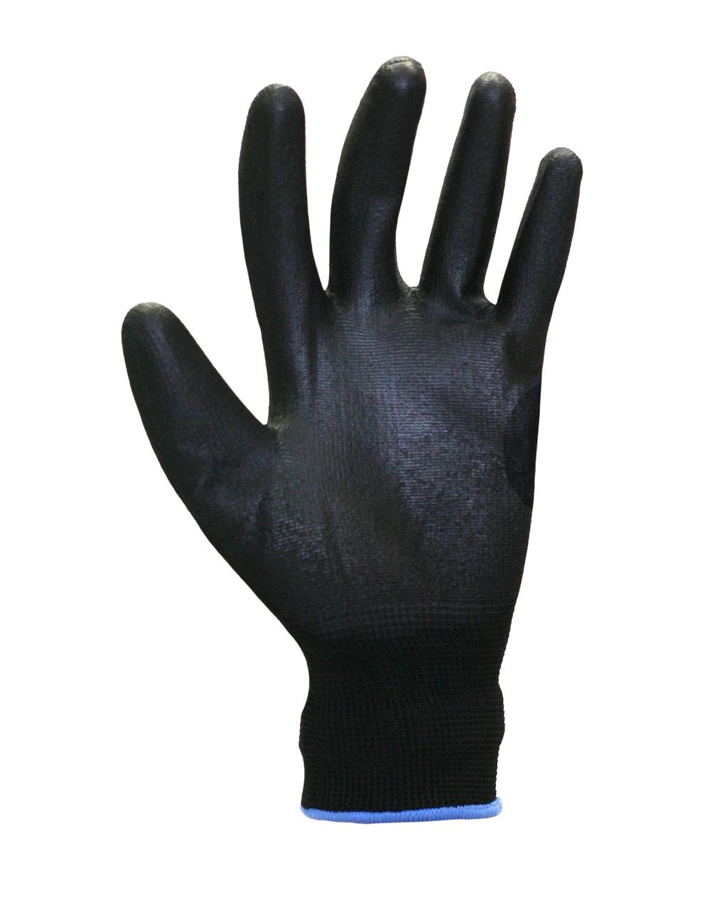 Перчатки "Нейп Пол-Ч" (нейлон с полиуретаном, цвет черный) - фото 2 - id-p127416297