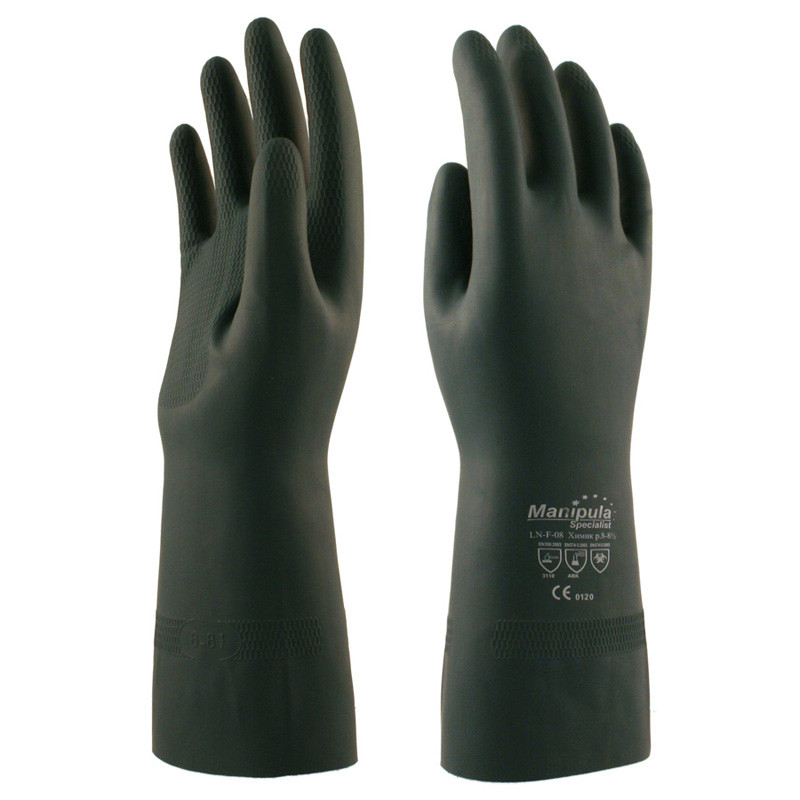 Перчатки "ХИМИК" LN-F-08 (неопрен+латекс, хл. слой, толщ.0,7мм, дл.320мм)