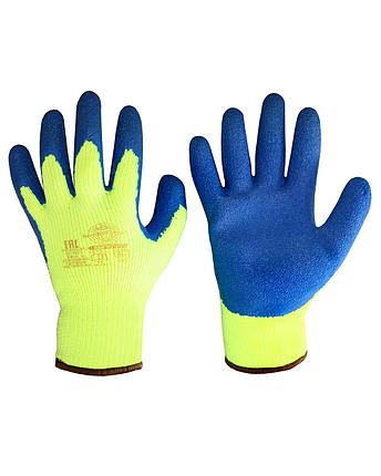 Перчатки утепленные Safeprotect АКРИЛАТ (акрил+рельефный латекс), фото 2