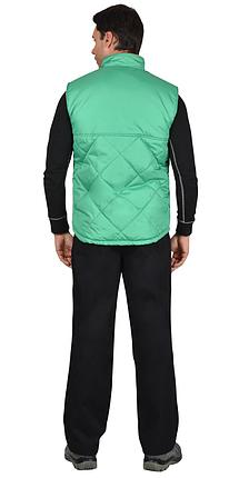 Жилет СИРИУС-ЕВРОПА удлиненный (на подкладке флис) зеленое яблоко, фото 2