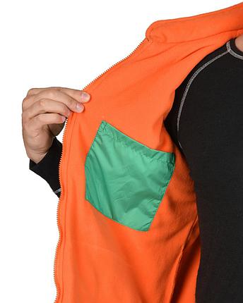 Жилет СИРИУС-ЕВРОПА удлиненный (на подкладке флис) зеленое яблоко, фото 2