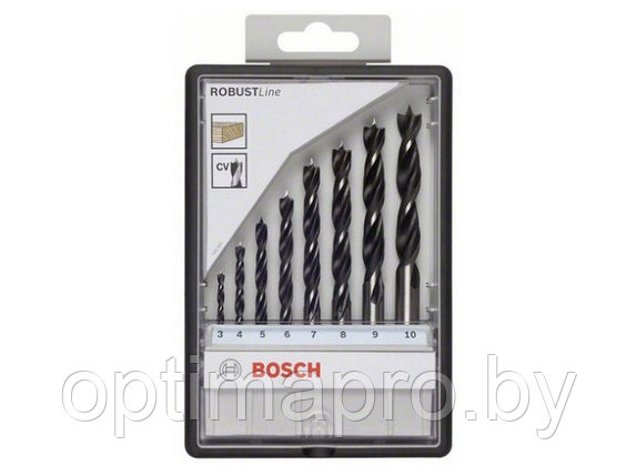 Набор спиральных сверел Robust Line 8шт (BOSCH), фото 2