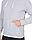 Толстовка с капюшоном серый меланж, х/б-100%,  футер 3-х ниточный, карман "Кенгуру"пл. 320 г/кв.м., фото 3