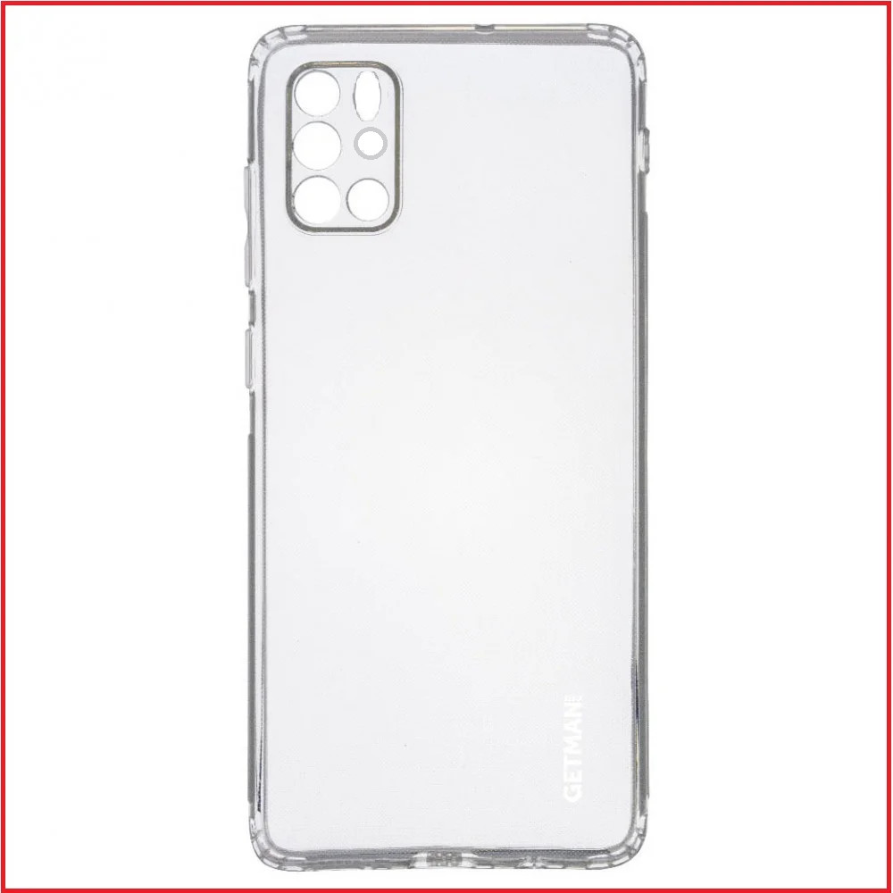 Чехол-накладка для Samsung Galaxy S20 Plus (силикон) SM-G985 прозрачный с защитой камеры