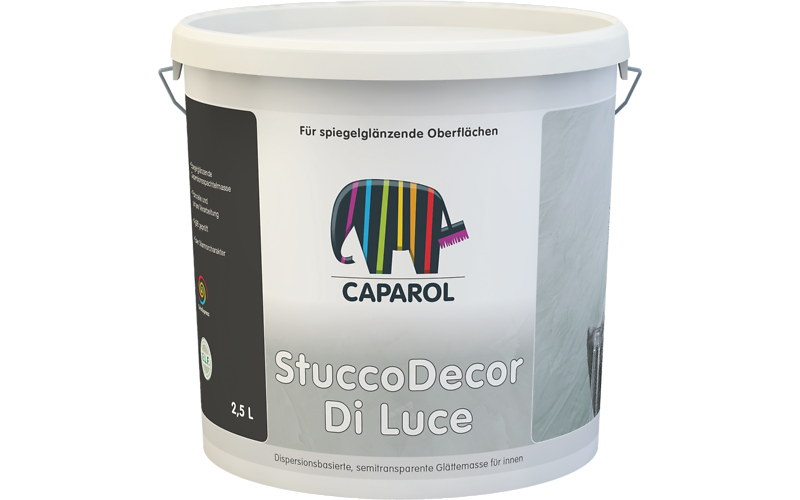 Шпаклевка декоративная глянцевая  Capadecor StuccoDecor DI LUCE  2,5 л.