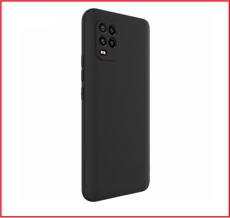 Чехол-накладка для Xiaomi Mi 10 Lite (силикон) черный