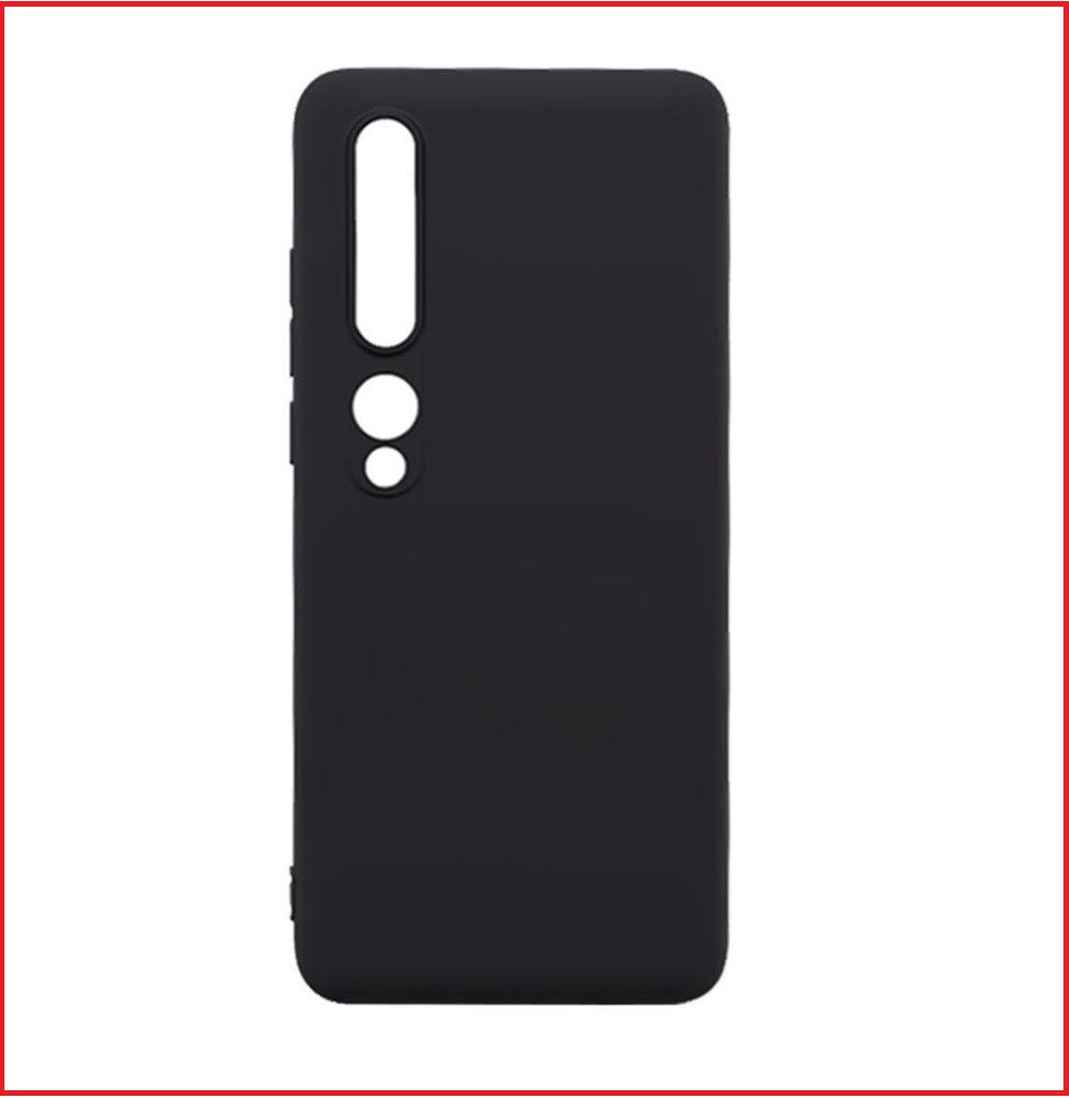 Чехол-накладка для Xiaomi Mi 10 Pro (силикон) черный
