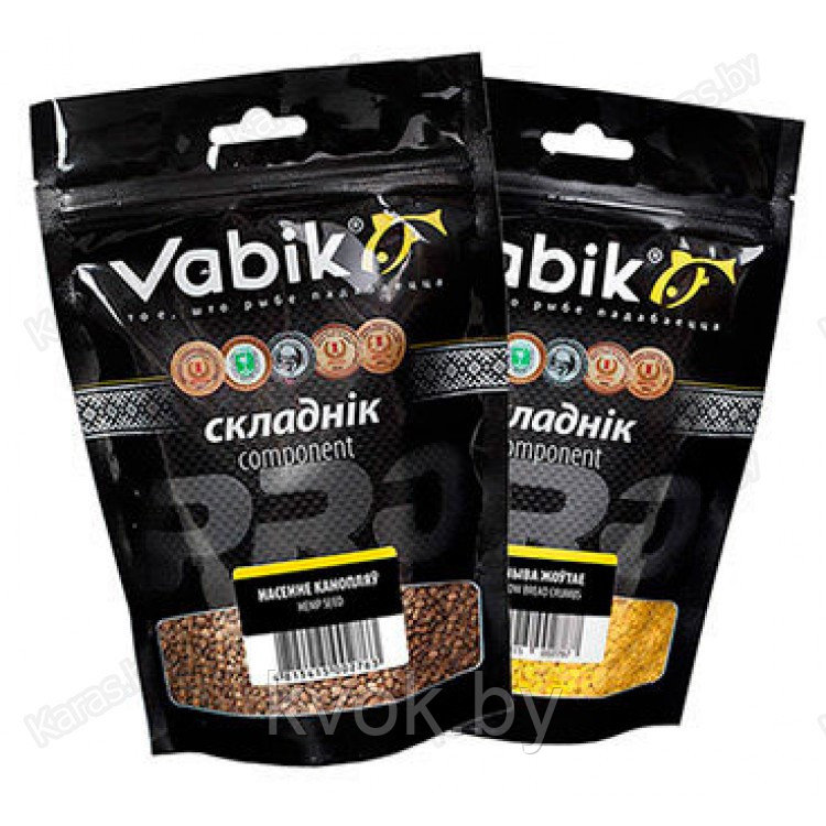 Добавка к прикормке Vabik "Конопля жареная молотая" 150 г