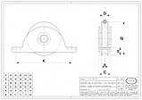 Колесо D-80мм с внутренним кронштейном О-образное сечение IBFM АРТ.392080P, фото 3