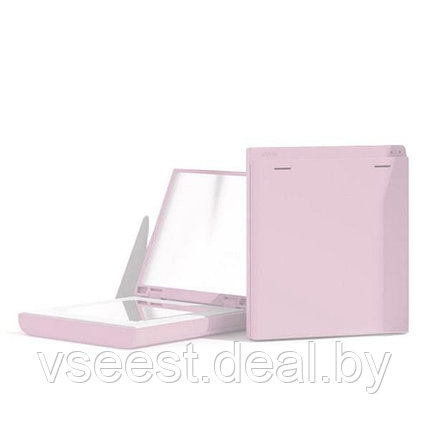 Многофункциональное зеркало-повербанк VH Portable Beauty Mirror M01 (White/Pink) (shu), фото 2